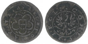Erzherzog Ferdinand 1564-1595
Quadrans, ohne Jahr. Hall
0,46g
MT 259
vz-