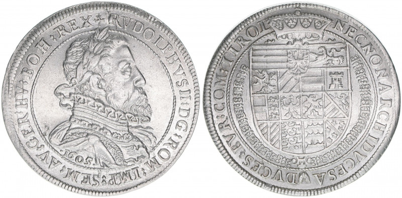 Rudolph II. 1576-1608
Taler, 1605. Hall
28,67g
Dav.3005
vz