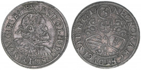 Rudolph II.1602-1612
3 Kreuzer, 1605. selten
Hall
2,02g
MTR378
ss/vz