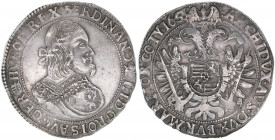 Ferdinand III. 1637-1657
Taler, 1653 KB. Kremnitz
28,63g
Herinek 484
ss/vz