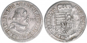 Erzherzog Leopold V. 1619-1638
10 Kreuzer, 1624. Hall
4,53g
MT446
ss/vz