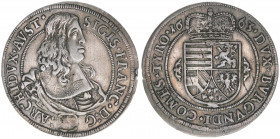 Erzherzog Sigismund Franz 1663-1665
10 Kreuzer, 1663. sehr selten - getilgte Wertzahl
Hall
4,64g
MT528
ss/vz