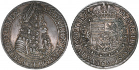 Leopold I. 1658-1705
Taler, 1694 IAK. Hall
28,47g
Herinek 639v
vz/stfr