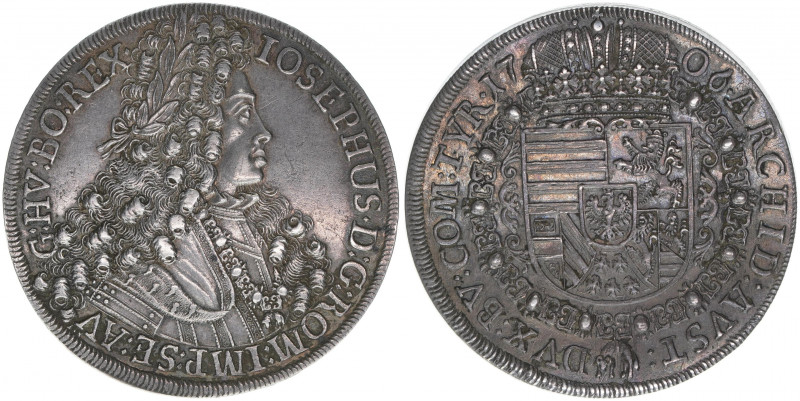 Joseph I. 1705-1711
Taler, 1706. Hall
28,37g
MT808
vz+