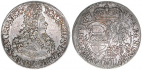 Joseph I. 1705-1711
6 Kreuzer, 1711. Hall
2,53g
MT818
vz