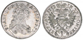 Franz I. Stephan 1745-1765
1 Kreuzer, 1753. Hall
0,82g
stfr-