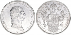 Franz (II.) I. 1792-1835
Scudo, 1824 V. Venedig
26,04g
J.228
vz+