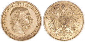 Franz Joseph I. 1848-1916
10 Kronen, 1905. Wien
3,38g
ANK 20
vz