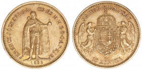 Franz Joseph I. 1848-1916
10 Korona, 1892 KB. Kremnitz
3,36g
ANK 38
ss/vz