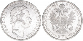 Franz Joseph I. 1848-1916
2 Gulden, 1859 B. Kremnitz
24,59g
ANK 34
vz