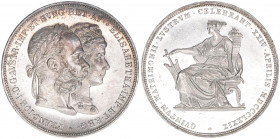 Franz Joseph I. 1848-1916
2 Gulden, 1879. zur Silberhochzeit
Wien
24,68g
ANK 46
stfr