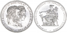 Franz Joseph I. 1848-1916
2 Gulden, 1879. zur Silberhochzeit
Wien
24,71g
ANK 46
stfr