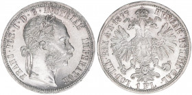 Franz Joseph I. 1848-1916
1 Gulden, 1877. Wien
12,34g
ANK 31
vz/stfr