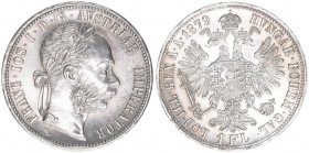 Franz Joseph I. 1848-1916
1 Gulden, 1879. Wien
12,31g
ANK 31
vz/stfr