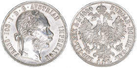 Franz Joseph I. 1848-1916
1 Gulden, 1880. Wien
12,33g
ANK 31
vz/stfr