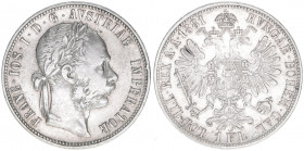 Franz Joseph I. 1848-1916
1 Gulden, 1881. Wien
12,26g
ANK 31
ss/vz