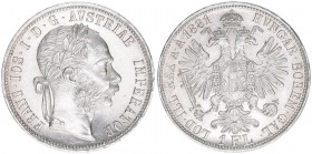 Franz Joseph I. 1848-1916
1 Gulden, 1881. Wien
12,29g
ANK 31
vz