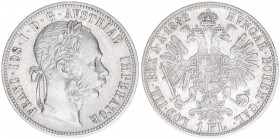 Franz Joseph I. 1848-1916
1 Gulden, 1882. Wien
12,19g
ANK 31
ss/vz