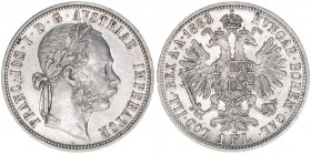 Franz Joseph I. 1848-1916
1 Gulden, 1883. Wien
12,35g
ANK 31
vz+