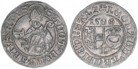 Leonhard von Keutschach 1495-1519
Erzbistum Salzburg. Batzen, 1500. Prachtexemplar
Salzburg
3,06g
Zöttl 60, Probszt 99, BR 140
stfr