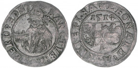 Leonhard von Keutschach 1495-1519
Erzbistum Salzburg. Batzen, 1514. Salzburg
3,30g
Zöttl 67, Probszt 107, BR 372
vz-