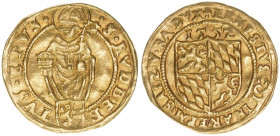 Ernst von Bayern 1540-1554
Erzbistum Salzburg. Dukat, 1552. Salzburg
3,46g
Zöttl 388, Probszt 353
ss/vz