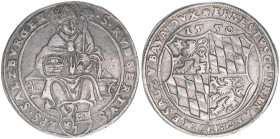 Ernst von Bayern 1540-1554
Erzbistum Salzburg. Guldiner, 1550. Salzburg
28,65g
Zöttl 395, Probszt 361
vz