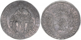 Markus Sittikus 1612-1619
Erzbistum Salzburg. Taler, 1615. selten!
Salzburg
7,09g
Zöttl 1162, Probszt 965, BR 2096
vz/stfr
