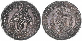 Markus Sittikus 1612-1619
Erzbistum Salzburg. 1/8 Taler, 1615. selten!äußerst selten
Salzburg
3,56g
Zöttl 1201, Probszt 1002, BR 2111
vz