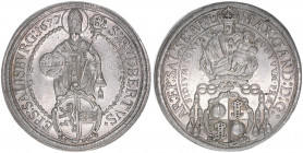 Max Gandolph Graf Kuenburg 1668-1687
Erzbistum Salzburg. Taler, 1677. Salzburg
28,28g
Zöttl 2000, Probszt 1660
stfr-