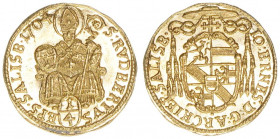Johann Ernst Graf Thun-Hohenstein 1687-1709
Erzbistum Salzburg. 1/4 Dukat, 1704. Salzburg
0,89g
Zöttl 2150, Probszt 1791
stfr