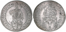 Franz Anton Fürst von Harrach 1709-1727
Erzbistum Salzburg. Taler, 1709. selten
Salzburg
28,93g
Zöttl 2401, Probszt 1991
vz/stfr