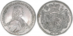 Sigismund III. Graf Schrattenbach 1753-1771
Erzbistum Salzburg. 1/2 Taler, 1770. Salzburg
14,00g
Zöttl 3023, Probszt 2309
vz