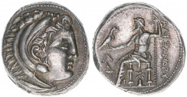 Mazedonien Alexander III. der Große 336-323 BC Amphipolis
Griechen. Tetradrachme, 336-323 BC. Prachtexemplar mit schöner Patina
17,40g
vz/stfr