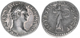 Domitianus 81-96
Römisches Reich - Kaiserzeit. Denar. IMP XXII COS XVII CENS P P P
Rom
3,25g
Kampmann 24.71
ss