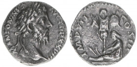 Marcus Aurelius 161-180
Römisches Reich - Kaiserzeit. Denar. IMP VII COS III
Rom
3,04g
Kampmann 37.124
ss