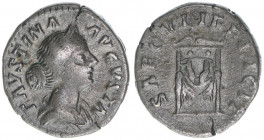 Faustina Minor +176 Gattin des Marcus Aurelius
Römisches Reich - Kaiserzeit. Denar. SAECVLI FELICIT
Rom
3,06g
RIC 509
ss