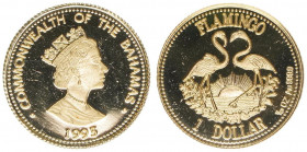 1 Dollar, 1993
Bahamas. 999. Gold
1,24g
PP