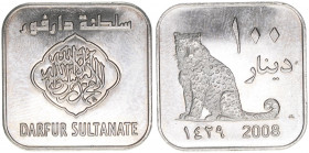 100 Dinars, 2008
Sultanat Dafur. 8,15g. stfr