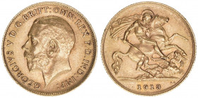 Georg V.
Großbritannien. 1/2 Sovereign, 1913. Gold
3,97g
KM#819
vz
