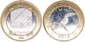 Essai
Katanga. 100 Francs, 2013. Bimetall
13,53g
stfr