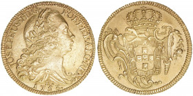 Joseph I. 1750-1777
Portugal. 4 Escudos, 1753. Gold
14,10g
Fb. 101
vz-