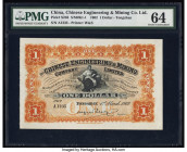 China Chinese Engineering & Mining Company Limited, Tongshan 1 Dollar 1.3.1902 Pick S246 S/M#K1-1 PMG Choice Uncirculated 64. 

HID09801242017

© 2022...