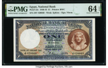Egypt National Bank of Egypt 1 Pound 16.1.1945 Pick 22c PMG Choice Uncirculated 64 EPQ. 

HID09801242017

© 2022 Heritage Auctions | All Rights Reserv...