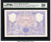 France Banque de France 100 Francs 22.9.1906 Pick 65d PMG Very Fine 30. Pinholes and small pieces missing on this example. 

HID09801242017

© 2022 He...