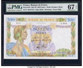 France Banque de France 500 Francs 9.4.1942 Pick 95b PMG Superb Gem Unc 67 EPQ. 

HID09801242017

© 2022 Heritage Auctions | All Rights Reserved