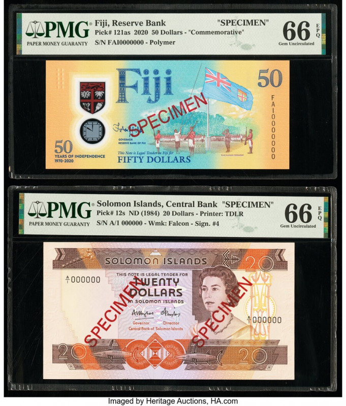 Solomon Islands Central Bank of Solomon Islands 20 Dollars ND (1984) Pick 12s Sp...