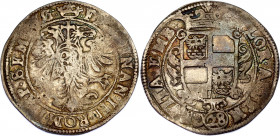 German States Emden 28 Stuber 1637 - 1653 (ND)
KM# 16, N# 113022; Silver; Ferdinand III.; XF+, toned.