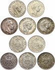 Germany - Empire Prussia 5 x 2 Mark 1902 - 1907
KM# 522, N# 7935; Silver; Wilhelm II; VF/XF.
