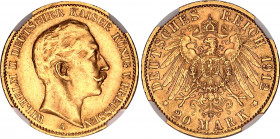 Germany - Empire Prussia 20 Mark 1912 A NGC MS64
KM# 521, N# 21444; Gold; William II; UNC, rare condition.